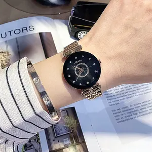 Meibin Faceted Crystal Women’s Watch with Pavé Accents Multi Faceted Cut Dial, Sparkling Diamond Encrusted Hour Markers & Inner Ring, Polished Stainless Steel Bracelet with Stone Details, Ultra Glam Statement Timepiece for Everyday & Special Occasions