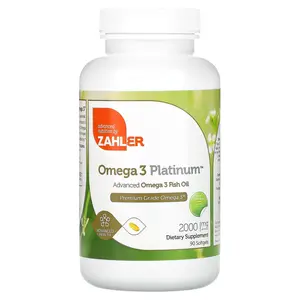 Zahler Omega 3 Platinum™, Advanced Omega 3 Fish Oil, 90 Softgels