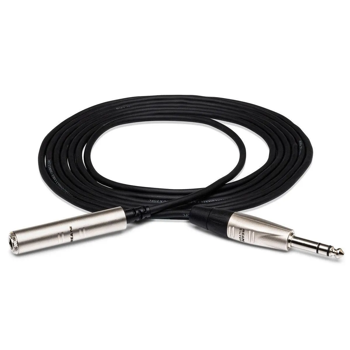 Hosa HXSS-010 Pro Headphone Extension Cable REAN 1/4 in TRS to 1/4 in TRS 10 ft