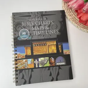 Rose Book of Bible Charts Maps & Timelines Vol.1 10th Anniversary Edition Lay Flat Bible Study Notebook Premium Hardcover Religious Reference Guide for Daily Worship