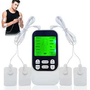 EMPTAN Tens Unit Muscle Stimulator, 10 Modes 4 Pads Rechargeable Pain Relief Therapy Device