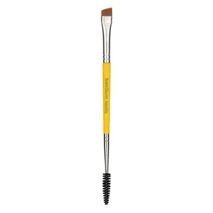 Bdellium Tools Professional Makeup Brush - Studio 736 Double-ended Angled Definer / Spoolie