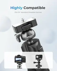Phone Tripod, Premium Flexible Phone Tripod with Remote and Phone Mount, Mini Tripod Stand for Camera, GoPro