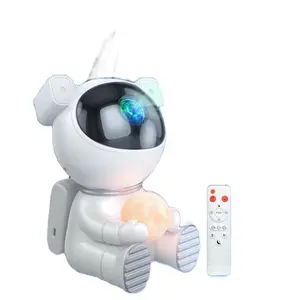 USB Summer Astronaut Star Galaxy Projector with Remote LED Nightlight for Bedroom Party Home Decor - Audio