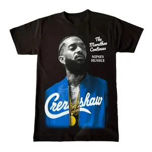 Nipsey "Crenshaw" Graphic Tee T-Shirt Front Print, All Color, For Women, For Men