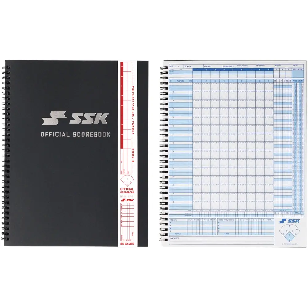 SSK 80 Game Official Scorebook Baseball & Softball – SK-SB-80