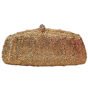 Gold Crystal Clutch