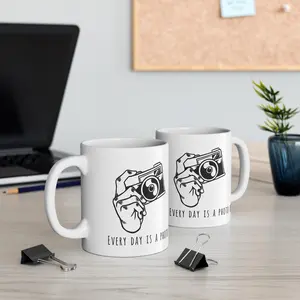 New "Everyday is a Photo Op" Ceramic Mug | Photographer Gifts | Camera Mug | Photography Mug  | Gift For Photographer | Photographer Gift | Photographer Mug