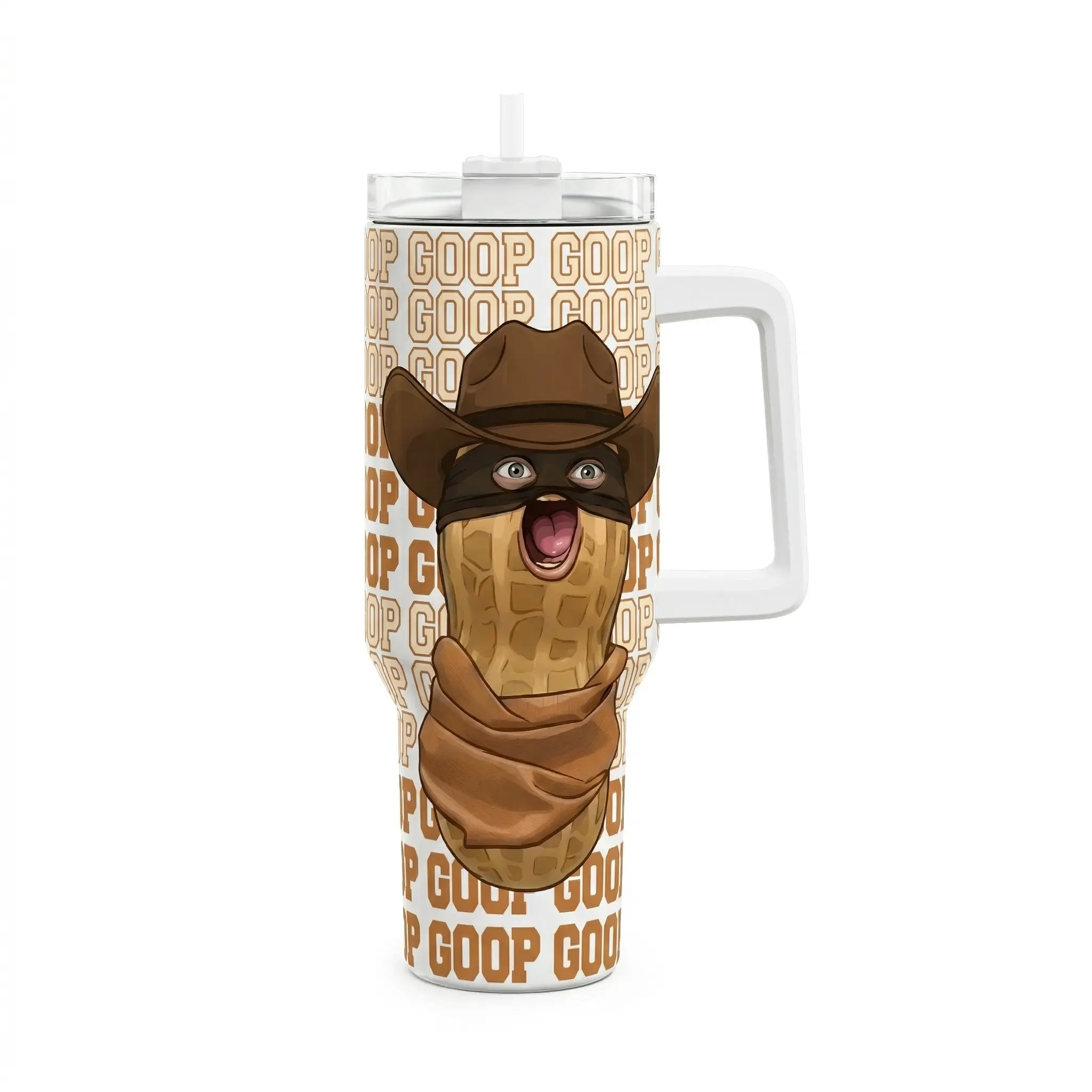 The Burnt Peanut Tumbler, The Burnt Peanut Tumbler, Bungulator Tumbler, The Burnt Peanut Merch, Funny Meme Gift