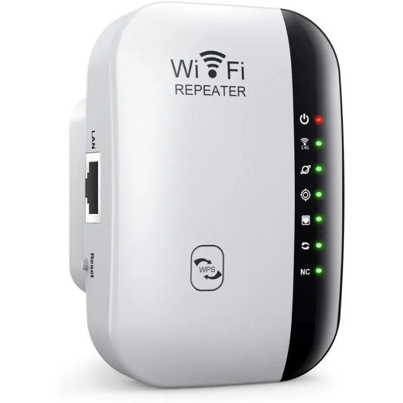 WiFi Extender, 1 Count 2600 Square Feet WiFi Repeater with Ethernet Port, Wireless Repeater, Home WiFi Signal Enhancer, Network Components, WiFi Repea