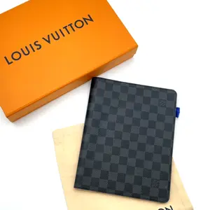 Pre-owned Louis Vuitton other Small Leather Goods Damier Graphite Agenda Notebook 11804112332/550585