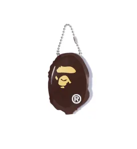 Bape Ape Head Coin Case Brown