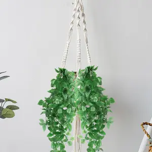 2PCS Artificial Hanging Plants, Faux Pothos Ivy Wall Decor, Waterproof Fake Hanging Greenery Vine for Indoor Outdoor Home Living Room Shelf Window Decoration