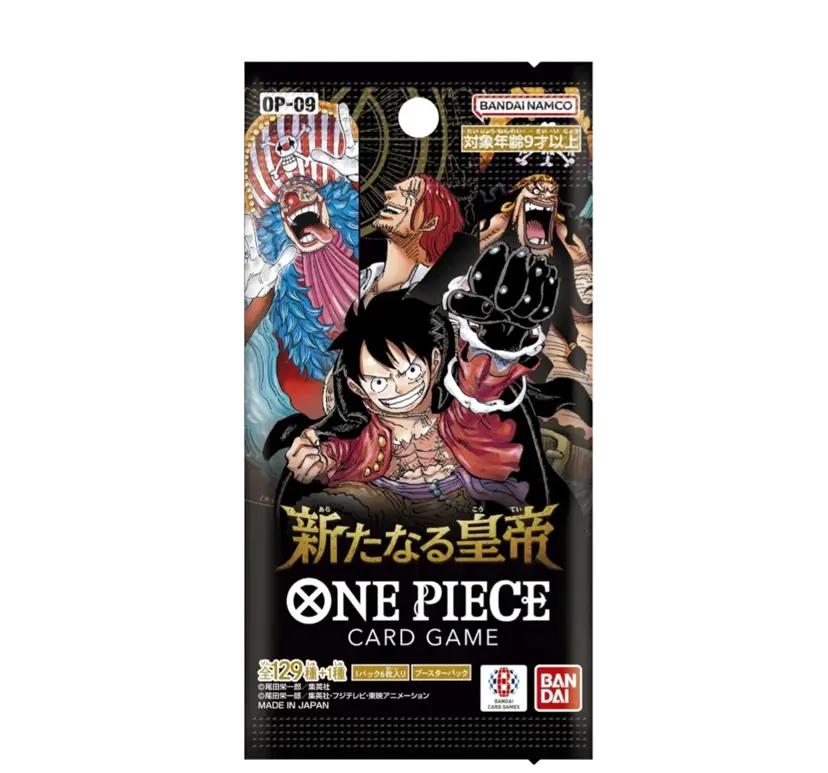 One Piece TCG: OP09 Four Emperor Japanese Booster Pack (6 Cards)