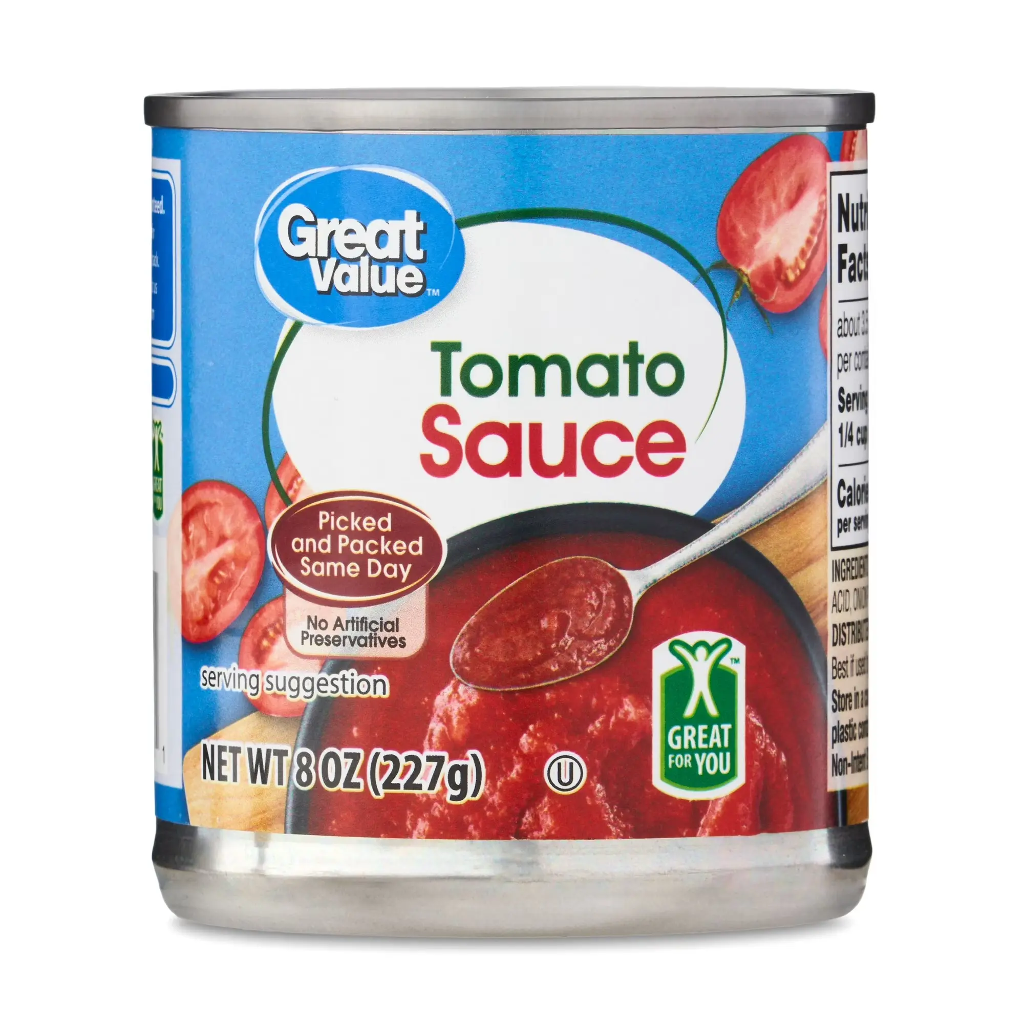 Great Value Diced Vine-Ripened Tomatoes, Canned Tomatoes for Soups, Chili & Pasta Sauce, Pack of 4