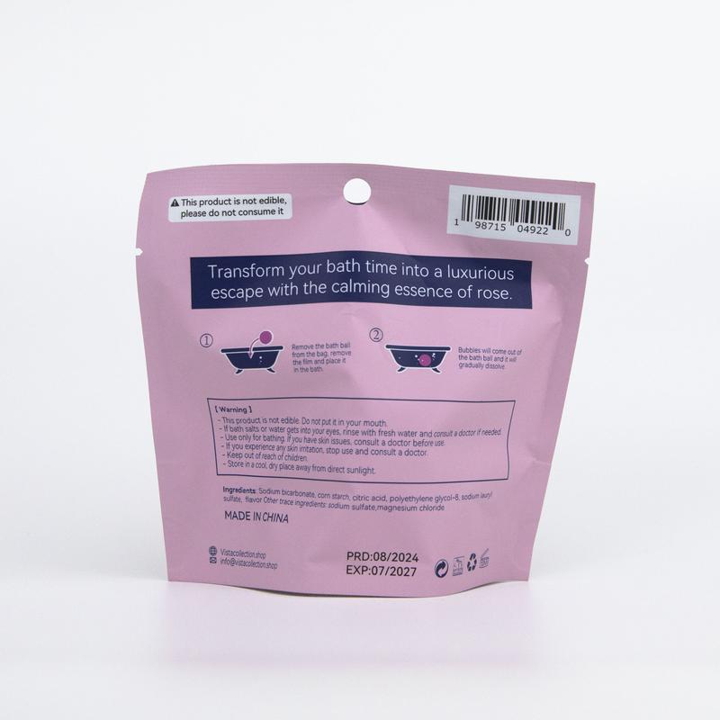 Vista Collection Rose Essential Oil Bath Bomb