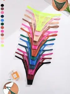 12 Pack Lace Thong Underwear for Women – High Waisted, No Show, Soft & Breathable Panties (S–L) multipack tiktokshopspringglowup Floral