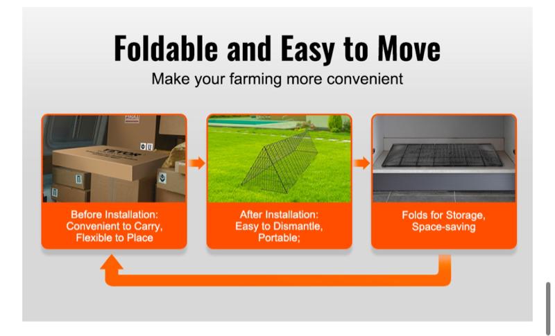 Chicken Tunnel with Wire Durable Design for Chicken Run Chicken Tunnel with Wire Durable Design for Chicken Run
