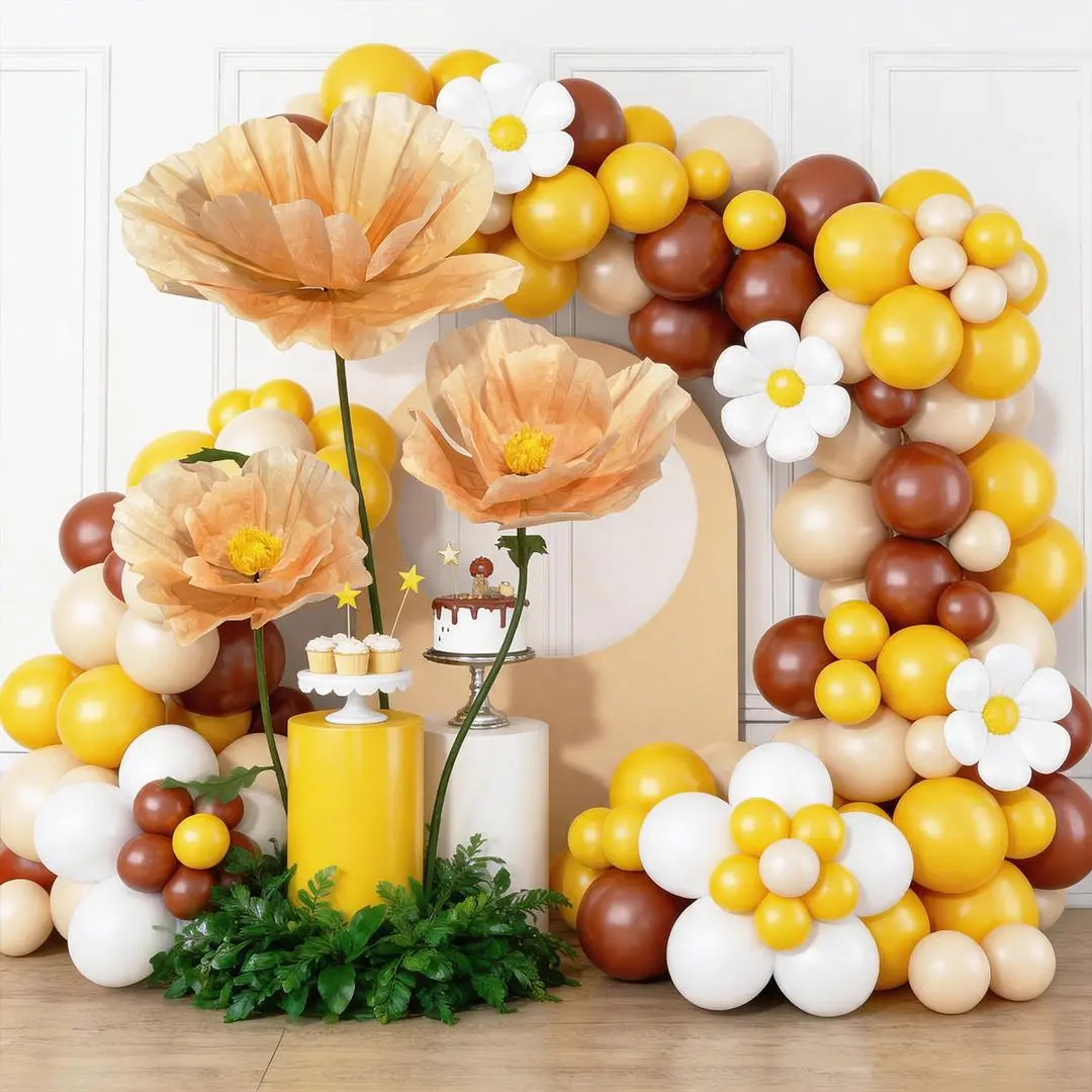 Waterproof Decorative Giant Poppy Artificial Floral Set - Ideal for Commercial Store Displays, Wedding Celebrations, Photography Backdrops