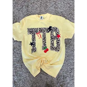 TTB Leopard &Cherries Graphic T-shirt