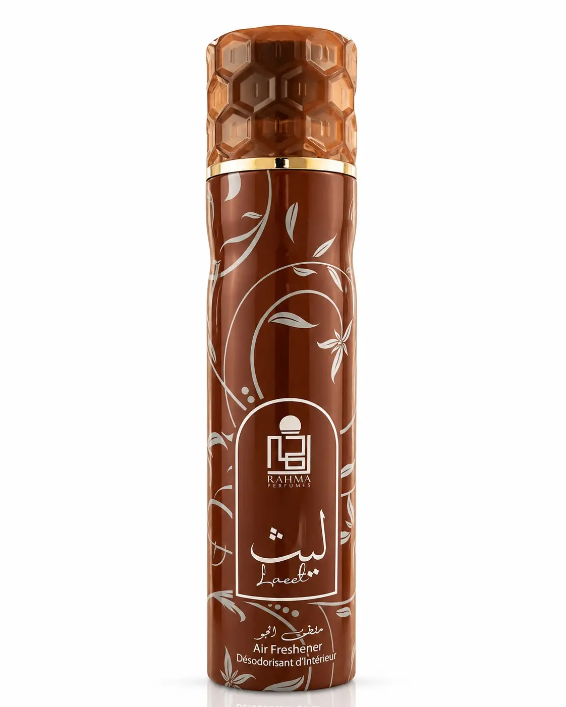 Rahma Perfumes | Laeet | Unisex Fragrance | 300ML | Air Freshener |  Bergamot, Orange, and Jasmine