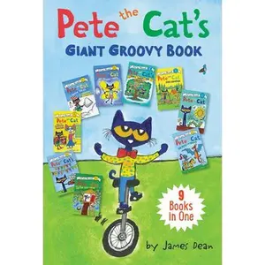 USED-Pete the Cat's Giant Groovy Book: 9 Stories in 1 Book by Dean, James (Hardcover)