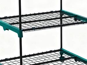 Yesker Mini Greenhouse 27"x20"x63" Portable Indoor /Outdoor Small Green House with 4 Tier 4 Shelves Wheels Transparent PVC Cover Compact Greenhouse Kit for Winter Gardening Balcony Patio Backyard