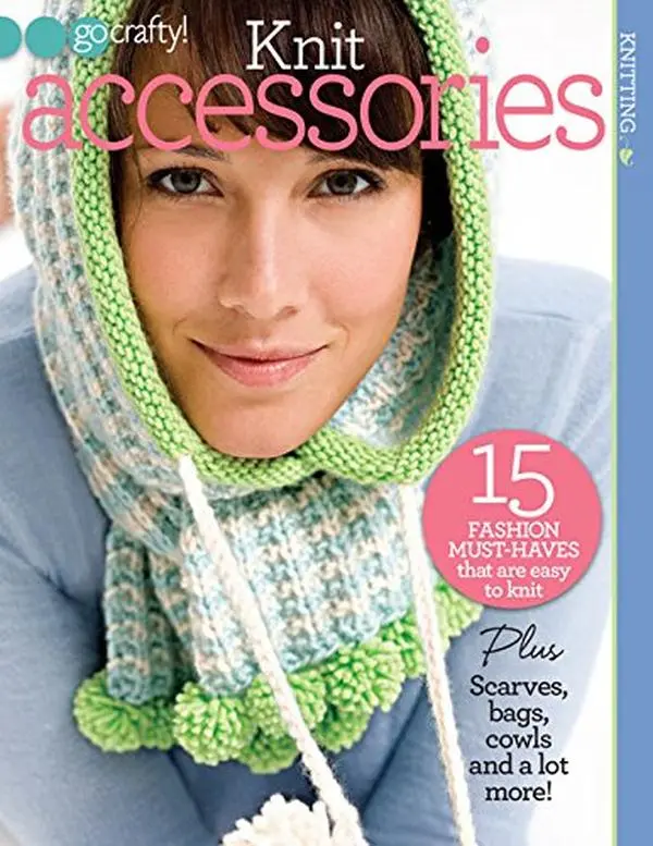 USED-Knit Accessories (Go Crafty!)-15 Easy to Knit Fashion Must-Haves, Scarves, Bags, Cowls and More by Soho Publishing Company (Paperback)