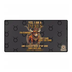 Taurus Zodiac Desk Mat Mouse Pad