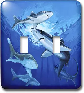 LLC lsp_3228_2 Open Water Sharks, Double Toggle Switch