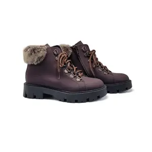 Blublonc Betti Eggplant Gum Bootie
