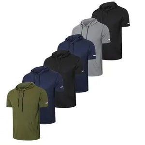 Choose one size up) 3/6 pcs men’s sports hoodies, simple versatile casual sportswear, quick-drying moisture-wicking workout clothes athletic apparel athleisure street fit