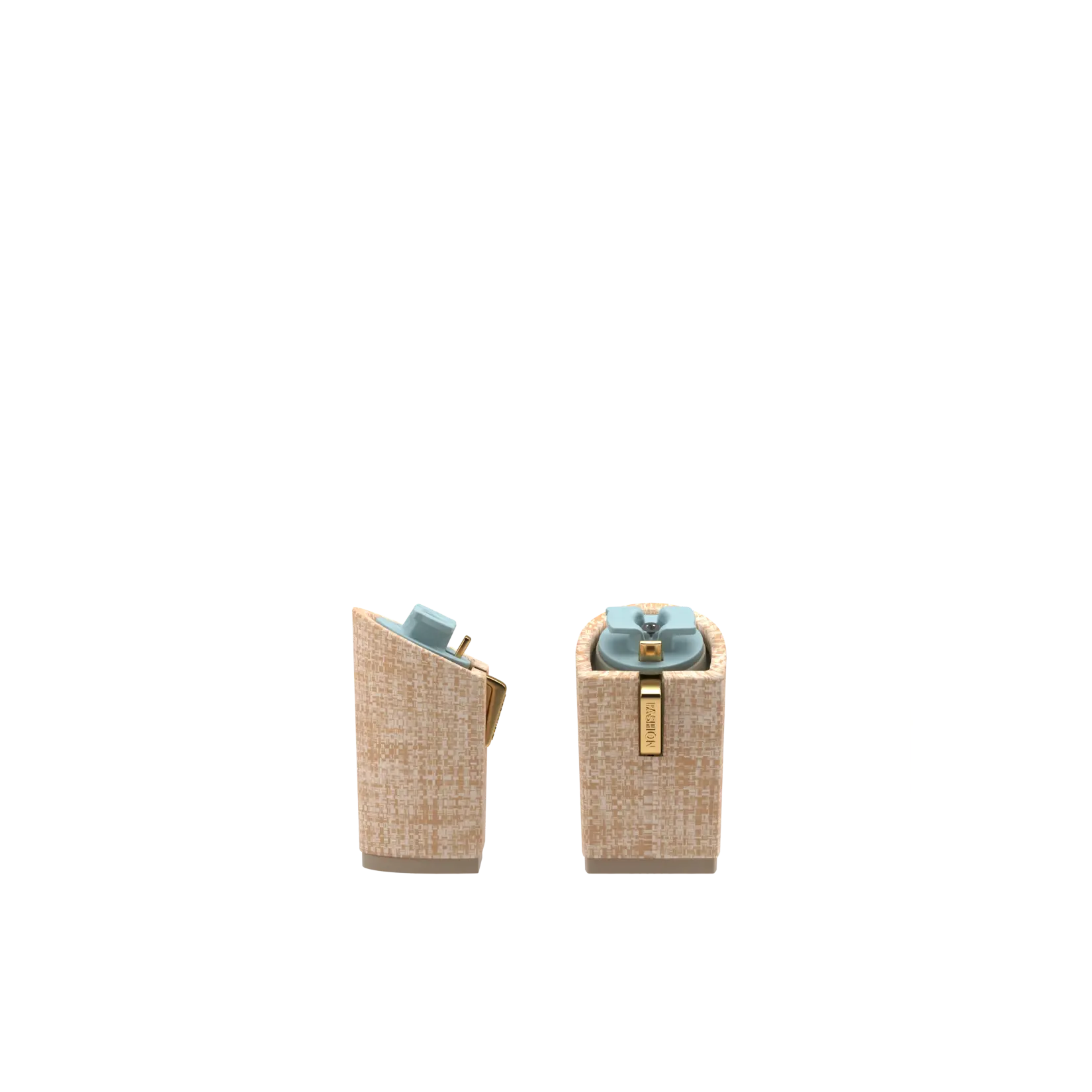 4 Inch Block Heel Kit Raffia