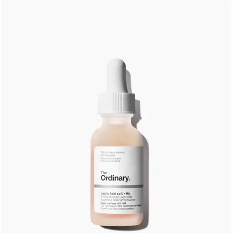 The Ordinary Lactic Acid 10% + Hyaluronic Acid 2%, High-Strength Exfoliating Serum for Smoother, Brighter Skin, 1 Fl Oz