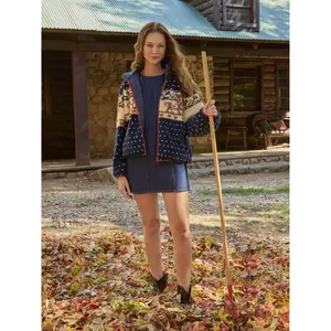 Cider [size 0-10] Denim Solid Zipper Sleeveless Mini Dress