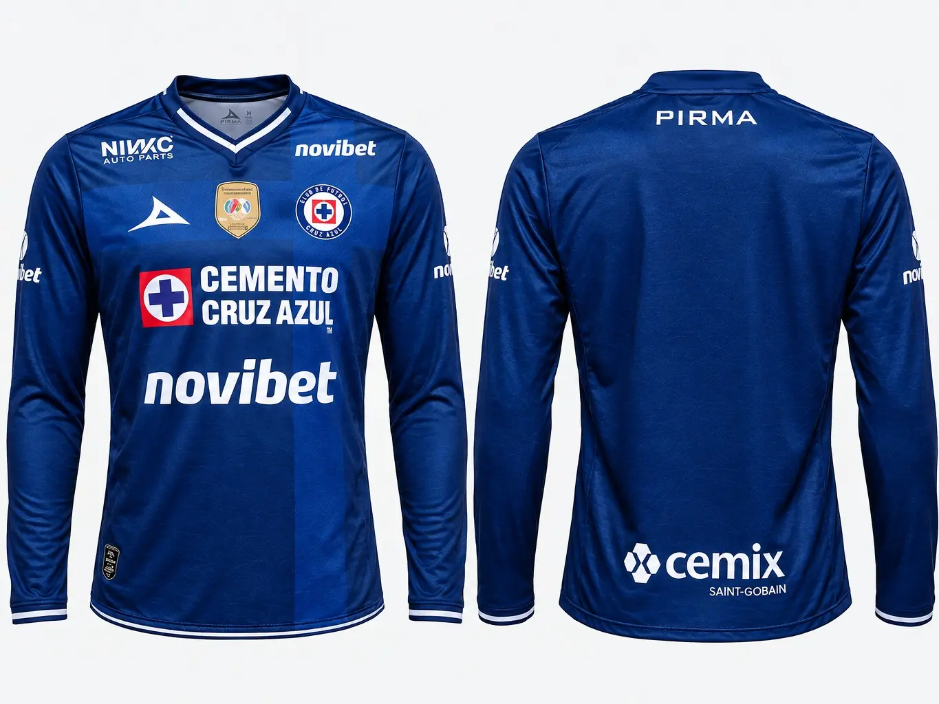 CDSyC Cruz Azul 2026 Men's Long-Sleeve Third Jersey - Customizable