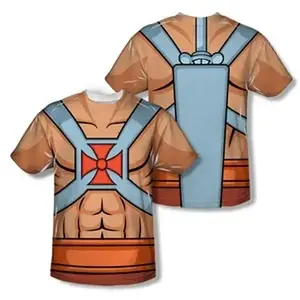 Masters of the Universe HE-MAN 3D SHIRT All sizes  ADULT