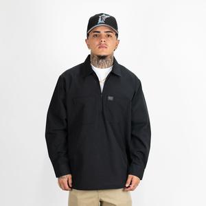 FB County Long Sleeve Checker Zip Shirt