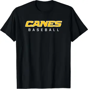 100% cotton Unisex AS Canes Baseball Sports T-Shirt