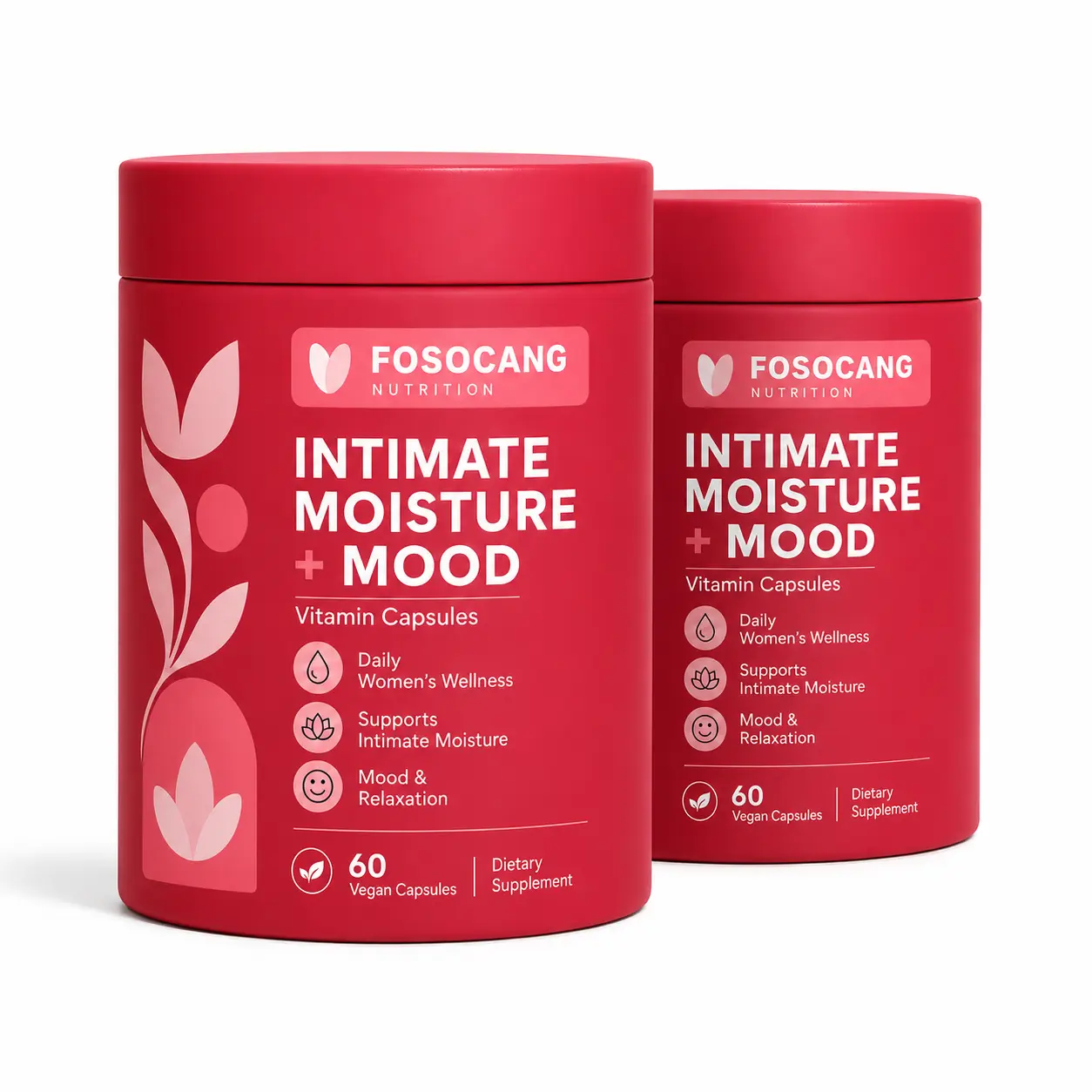FoSoCang Vaginal Moisture & Mood Capsules - Health Dietary Supplement with Vitamin Support for Wellness & Fitness Needs