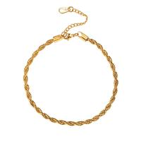 3MM Rope Chain-Golden