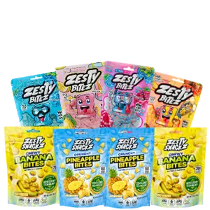 Zesty Bitez Best of Both Worlds Bundle | 8 Bag Variety Bundle (Dried Fruit + Sour Candy)