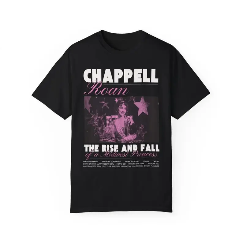 ChappellRoan – Midwest Princess Unisex T-Shirt - Fan Tees- Merch Gift - Retro 90s TeeVintage Chappell Roan Shirt, Midwest Princess Shirt, Chappell Roan Merch, Mermaid Fairy core Shirt, Rise and Fall of a Midwest Princess Shirt Classic Cotton