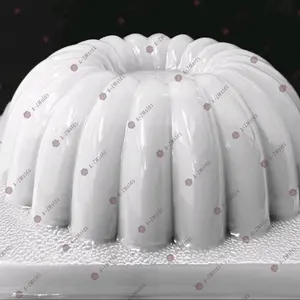 3L Round with side layers gelatin mold, chocolate, jello, pudding, plaster and much more .