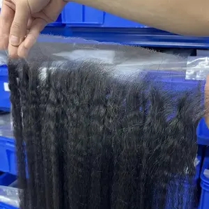 RAW Cambodian HD Kinky Straight Closure and Frontal