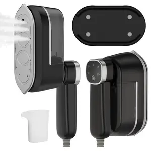 Portable 2-in-1 Steamer & Iron – 10s Fast Heat-Up, 1200W Power | Compact Travel Clothes Steamer with Ceramic Plate | Smooth Wrinkles Anywhere by PLAYHOT