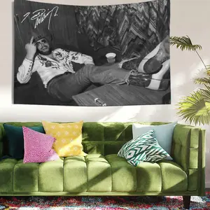 Hank William Ir Uses His Signature Flag To Decorate Clubs, Concerts, Bars, College Dormitories, Walls, Living Rooms, Bedrooms (3*5 Feet)