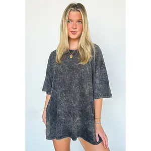 Weekend Awaits Mineral Wash Oversized Top - BACK IN STOCK