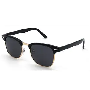 Summit | Unisex Polarized Clubmaster Sunglasses