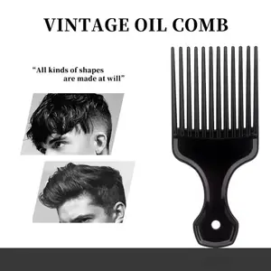 Wide Tooth Afro Comb for Natural Curly Hair & Wigs, Unisex Detangling Tool for Men/Women, Anti-Static Hair Care Styling, Hair Styling Tools, Hair Styling Combs